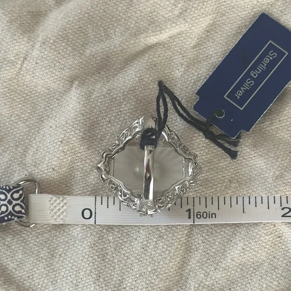 Milor Art Deco Ring Sz 8 - Picture 6 of 7